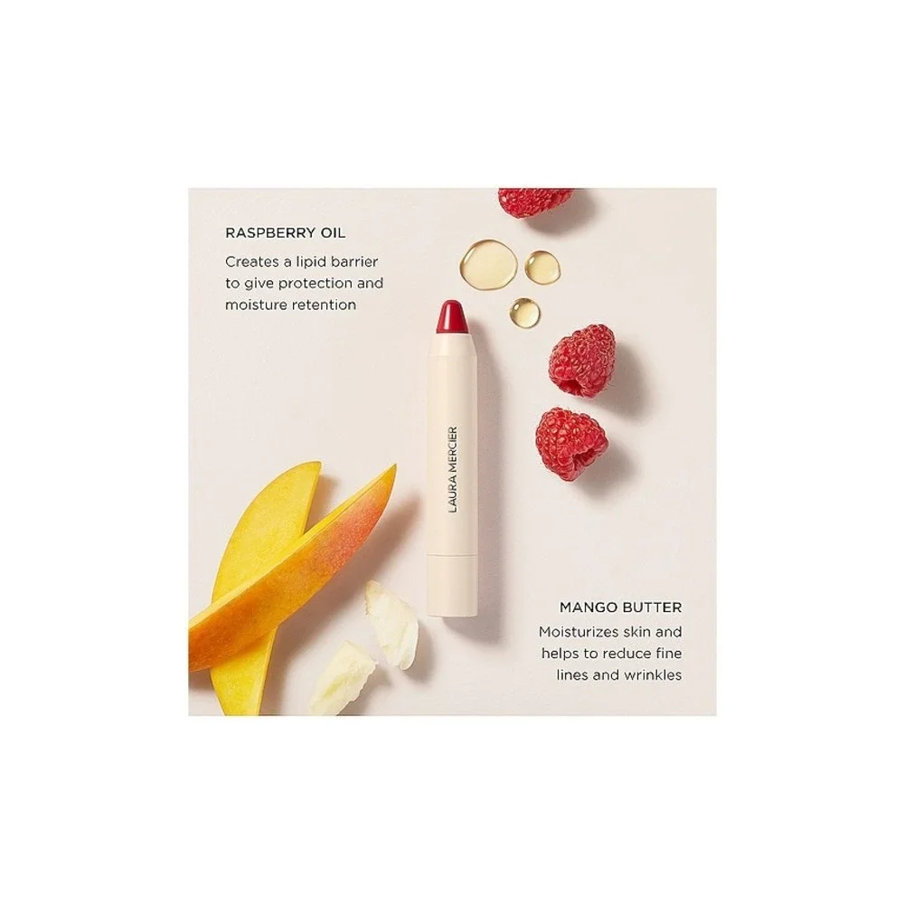 Laura Mercier Petal Soft Lipstick Crayon 323 Maia Sheer Matte Pink Lip Color NIB